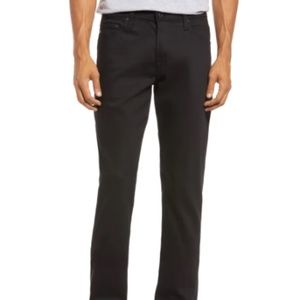 AG Adriano Goldschmied The Graduate Black Wash Denim Tailored Leg Mens Jeans 34